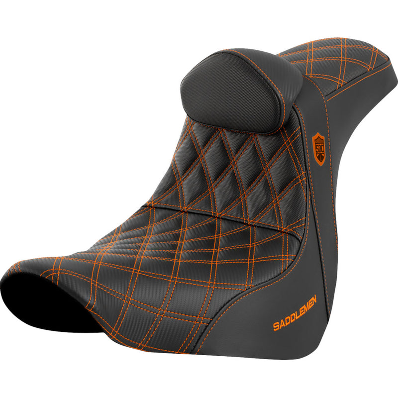 Saddlemen Asiento Pro SDC Performance Gripper Lattice Stitch para Harley