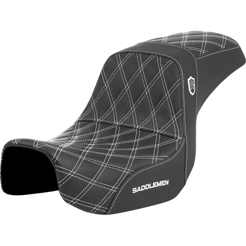 Saddlemen Asiento Pro SDC Performance Gripper Lattice Stitch para Harley