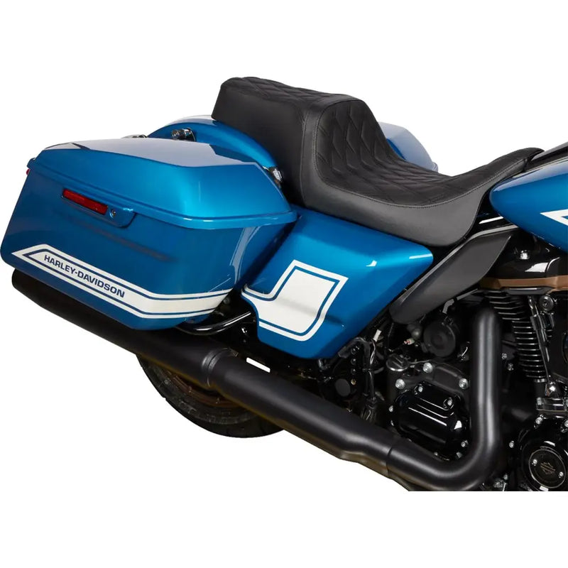 Drag Specialties Asiento Performance Predator 1-Up para Harley