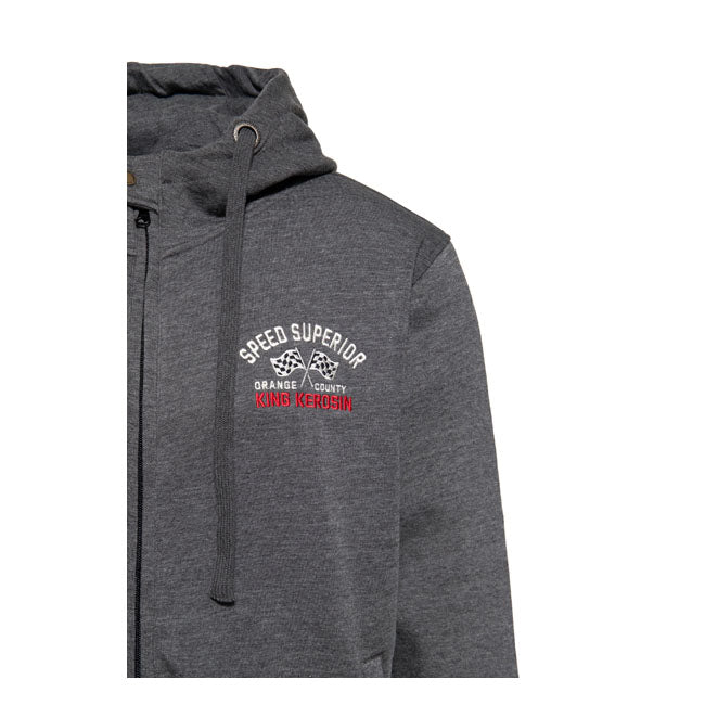King Kerosin Sudadera con cremallera Speed King