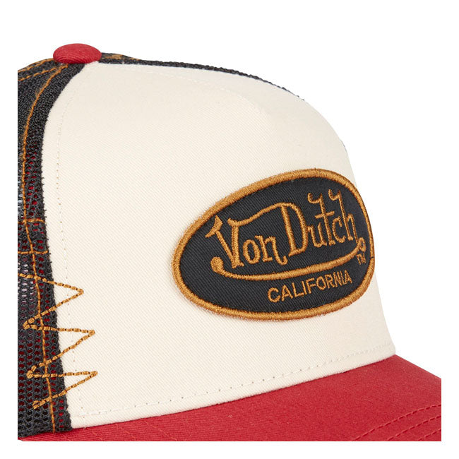 Von Dutch Gorra con logotipo desgastado