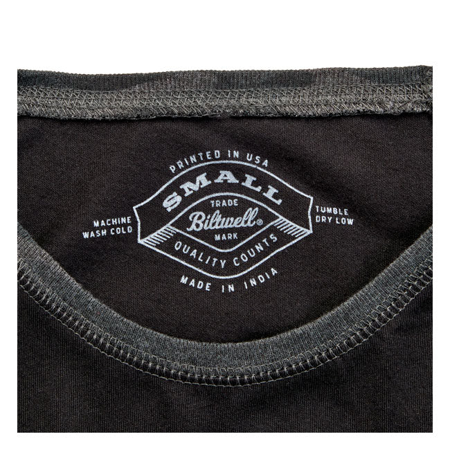 Biltwell Script Baseball Longsleeve Señoras