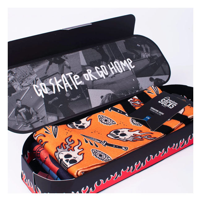 American Socks Calcetines de la firma Skateboard Gift Box
