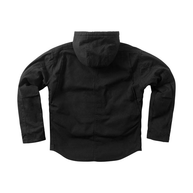 West Coast Choppers Chaqueta de trabajo de lona con forro de sherpa