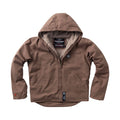 West Coast Choppers Chaqueta de trabajo de lona con forro de sherpa
