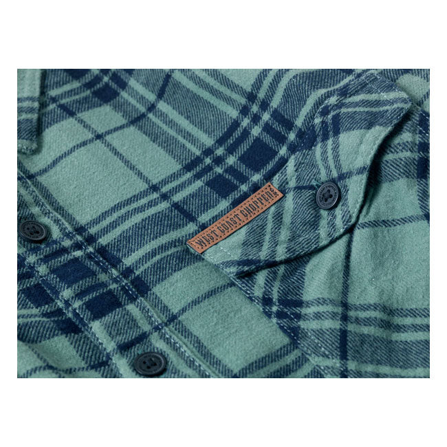 West Coast Choppers Camisa de franela rígida
