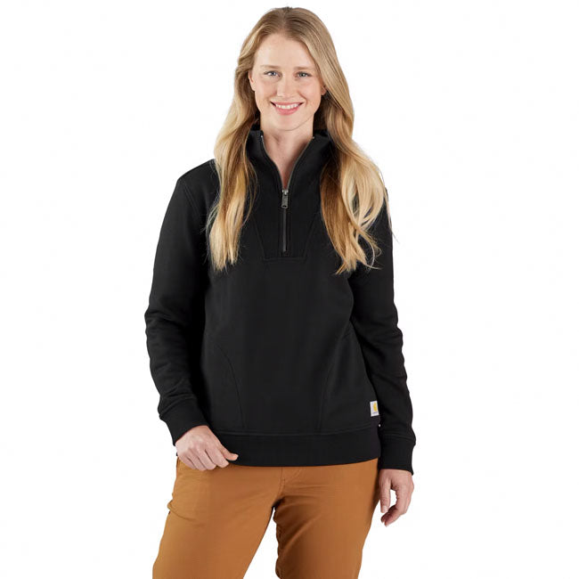 Carhartt Sudadera de mujer con media cremallera Fiber Series