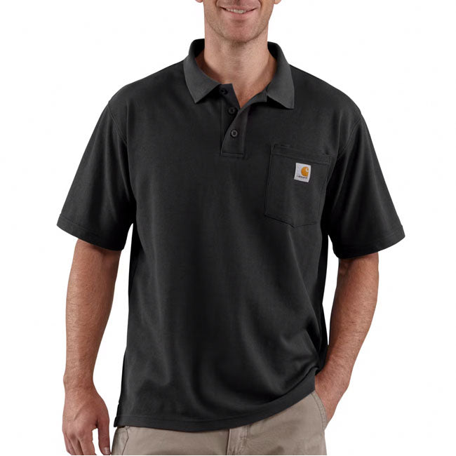 Carhartt Polo de bolsillo de peso medio