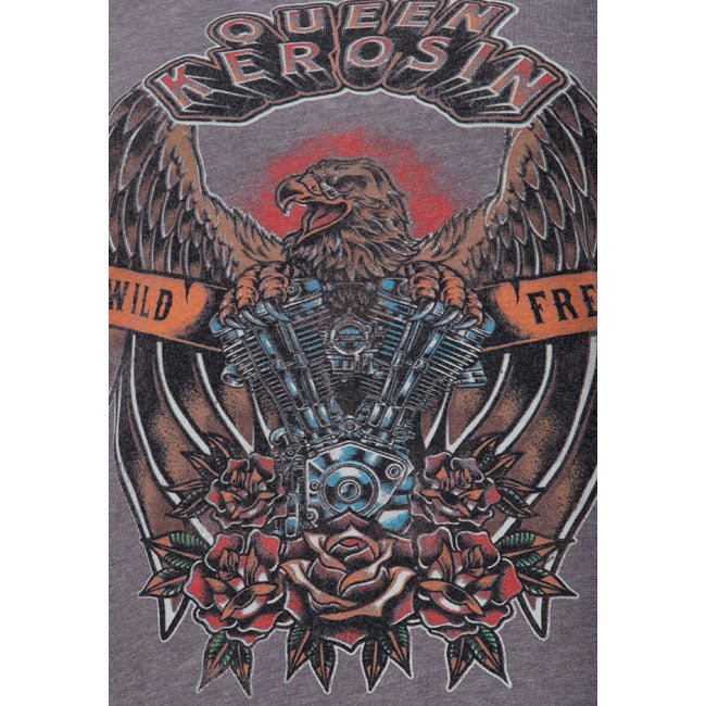 Camiseta Queen Kerosin Wild & Free