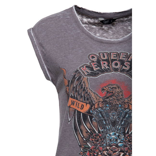 Camiseta Queen Kerosin Wild & Free