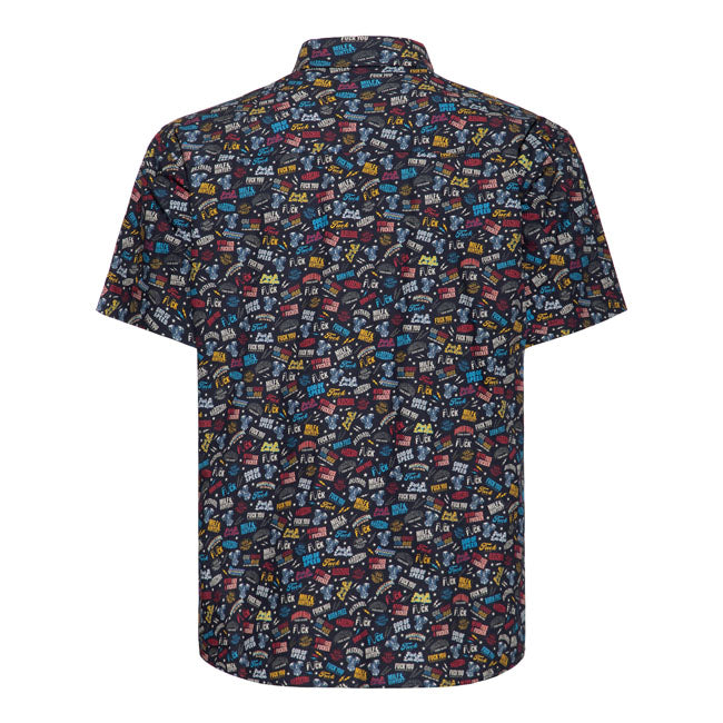 King Kerosin Camisa de manga corta estampada Rebellion