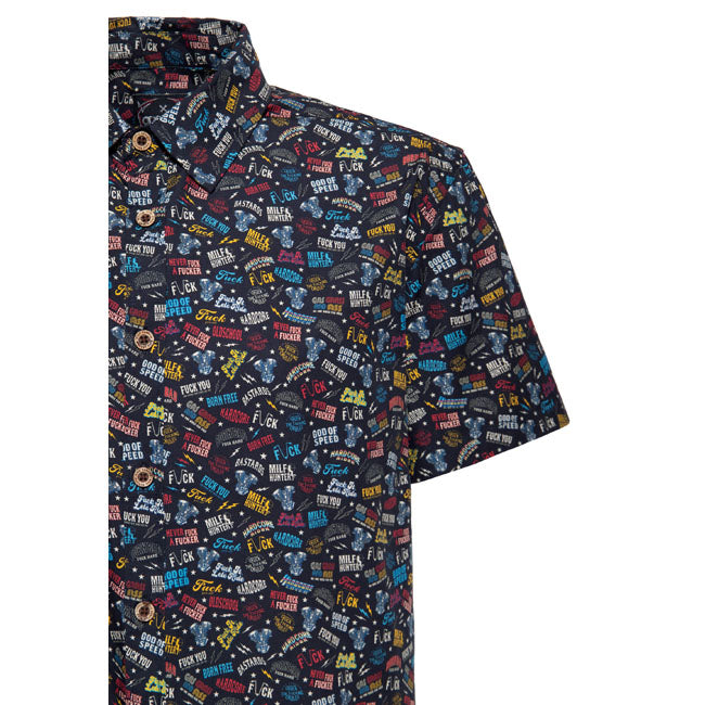King Kerosin Camisa de manga corta estampada Rebellion