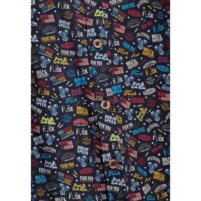 King Kerosin Camisa de manga corta estampada Rebellion