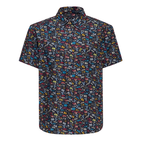 King Kerosin Camisa de manga corta estampada Rebellion