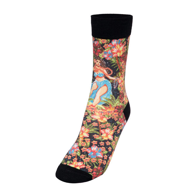 King Kerosin Calcetines Hula Girl