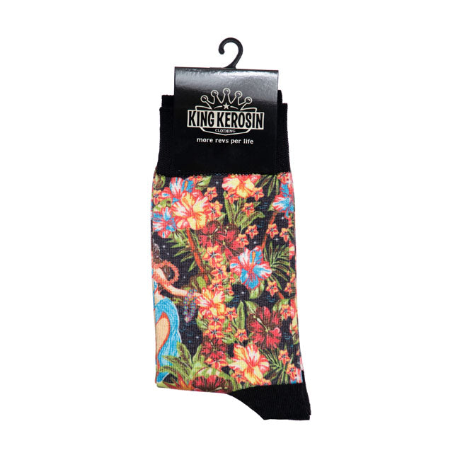 King Kerosin Calcetines Hula Girl