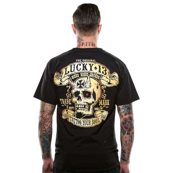 Lucky 13 Camiseta Booze, Bikes & Broads