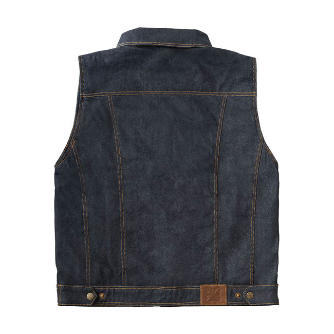 West Coast Choppers x 13 1/2 Dominator RAW Denim Moto Chaleco