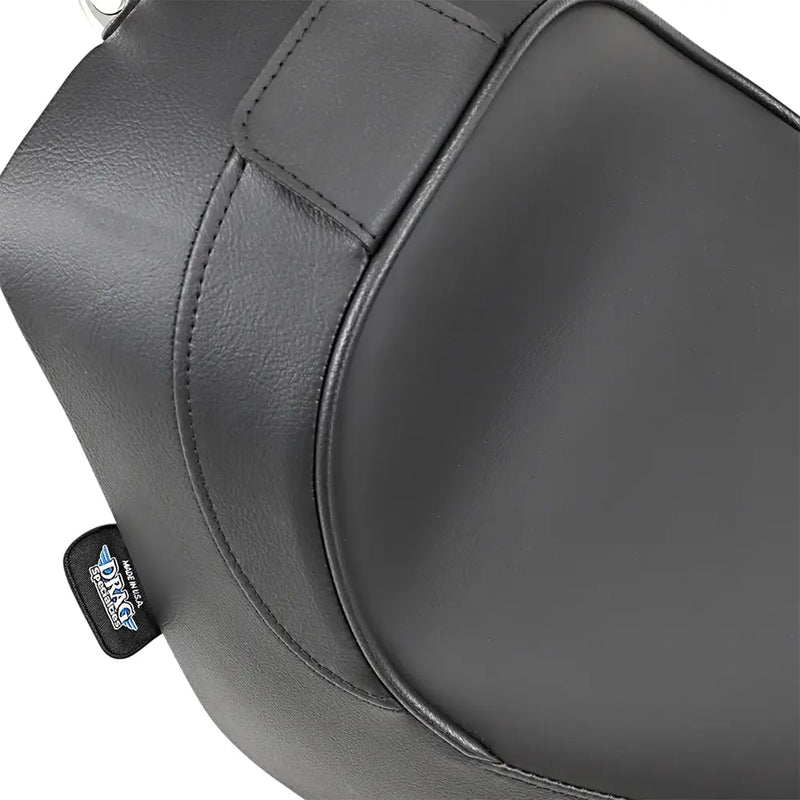 Drag Specialties Asiento individual con respaldo para Harley