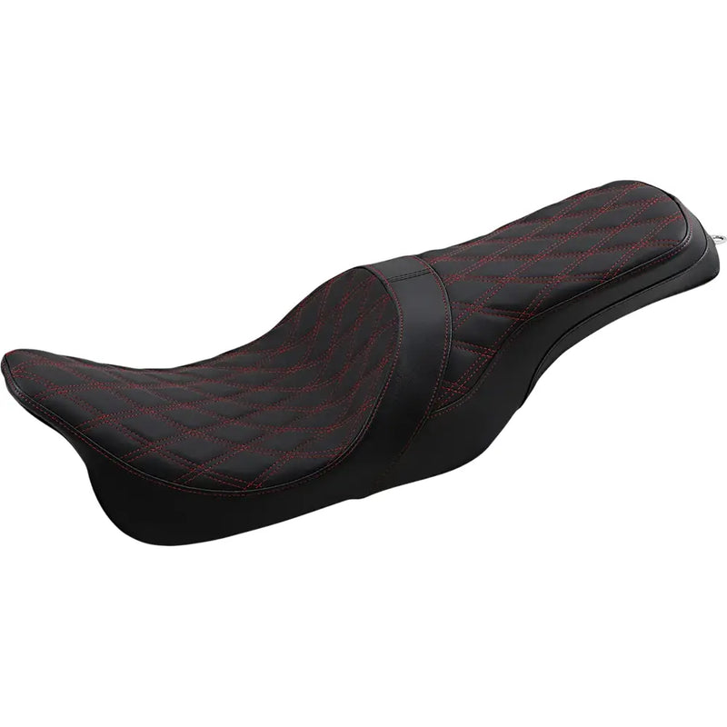 Drag Specialties Asiento delantero Predator 2-Up para Harley