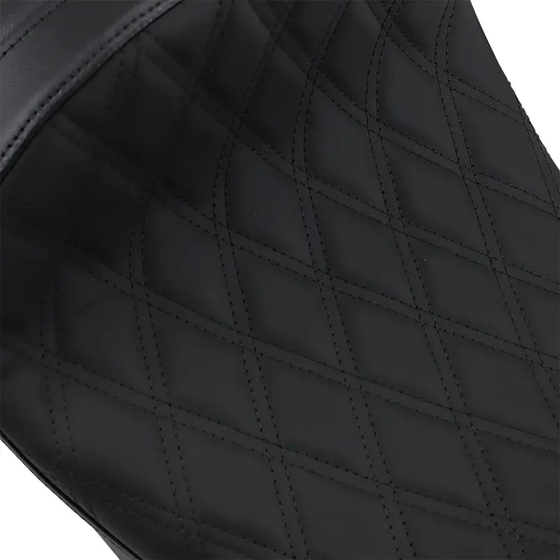 Drag Specialties Asiento solo delantero de perfil bajo EZ-ON para Harley 