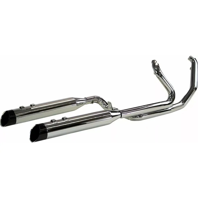 Sistema de escape Khrome Werks Two Step Crossover Dominator para Harley