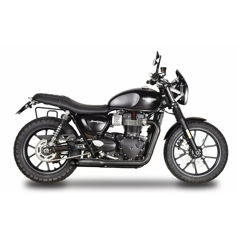 Sistema de escape Spark Hot Road Black para Triumph