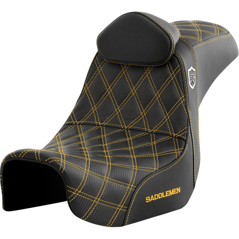 Saddlemen Asiento Pro SDC Performance Gripper Lattice Stitch para Harley