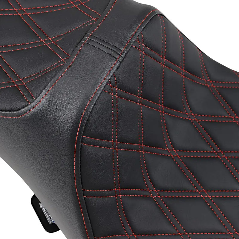 Drag Specialties Asiento Predator III de alcance extendido para Harley 