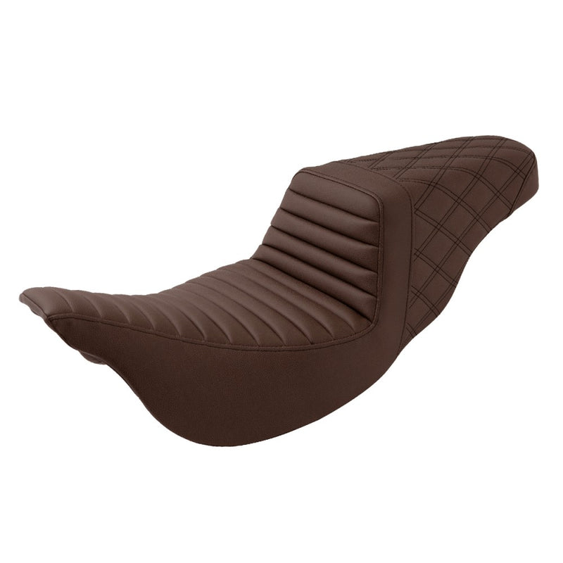 Saddlemen Step-Up Tuck-n-Roll / Lattice Stitch para Harley