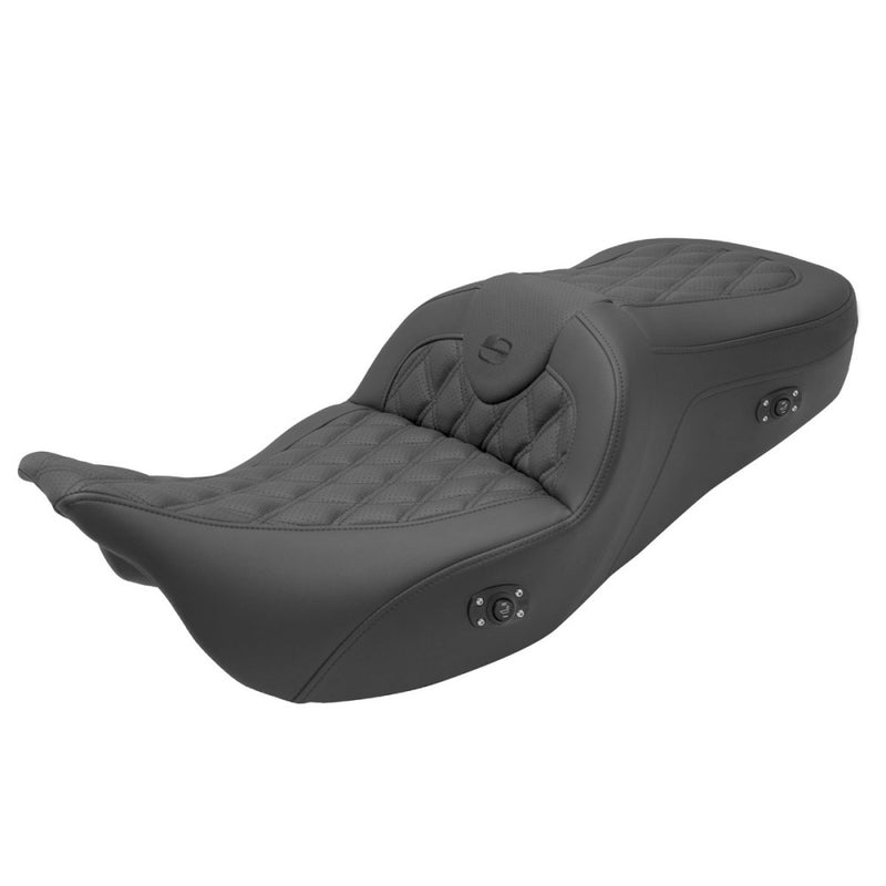 Saddlemen Asiento Roadsofa Lattice Stitch para Harley