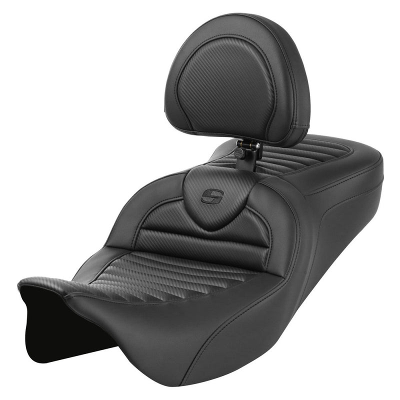 Saddlemen Asiento Roadsofa Tuck-n-Roll para Harley
