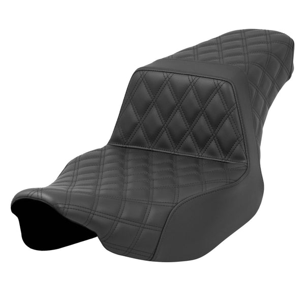 Saddlemen Puntada enrejada escalonada para Harley