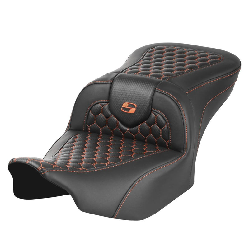 Saddlemen Roadsofa Asiento de nido de abeja para Harley