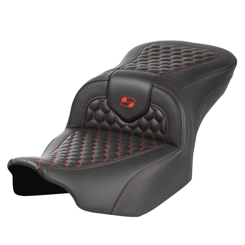 Saddlemen Roadsofa Asiento de nido de abeja para Harley