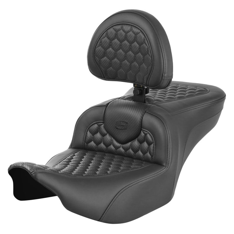 Saddlemen Roadsofa Asiento de nido de abeja para Harley