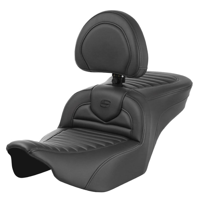 Saddlemen Asiento Roadsofa Tuck-n-Roll para Harley