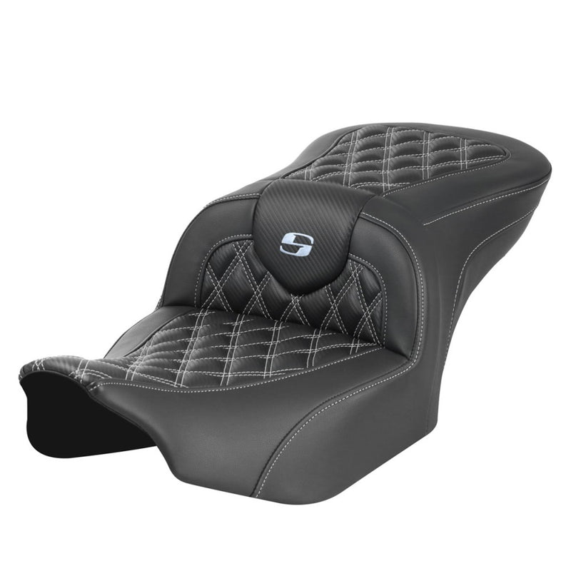 Saddlemen Asiento Roadsofa Lattice Stitch para Harley