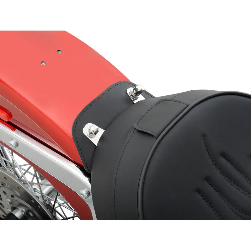 Drag Specialties Asiento individual con respaldo para Harley