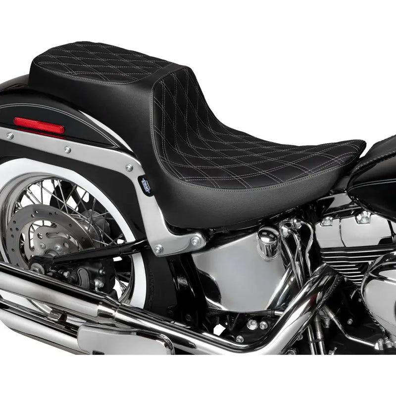 Drag Specialties Asiento Performance Predator para dos personas para Harley 