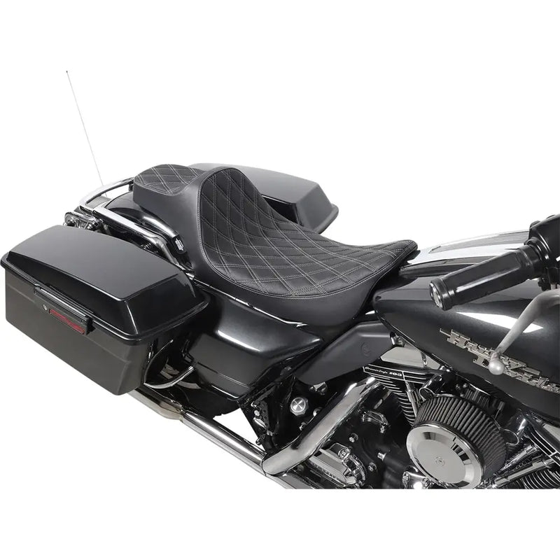 Drag Specialties Asiento Predator III de alcance extendido para Harley 