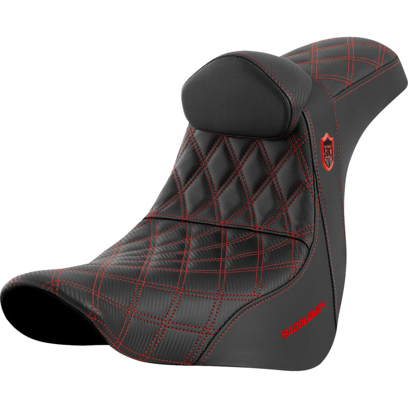 Saddlemen Asiento Pro SDC Performance Gripper Lattice Stitch para Harley