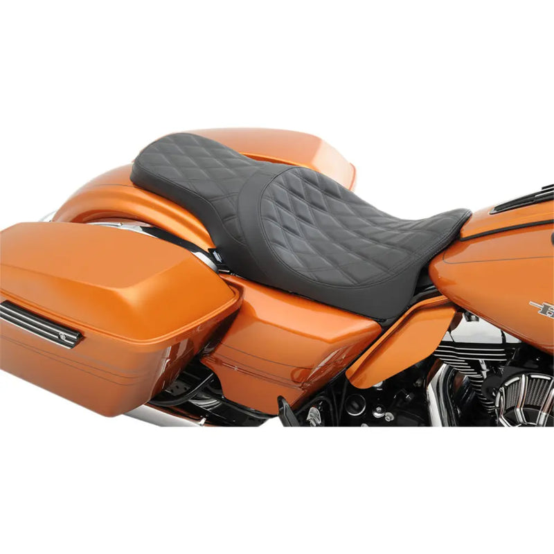 Drag Specialties Asiento delantero Predator 2-Up para Harley