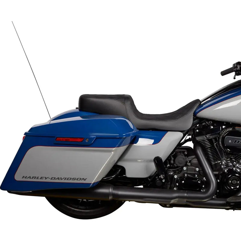 Drag Specialties Asiento Performance Predator para dos personas para Harley 