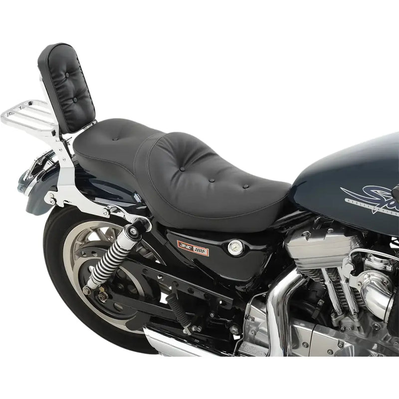 Drag Specialties Asiento de perfil bajo Touring para Harley 