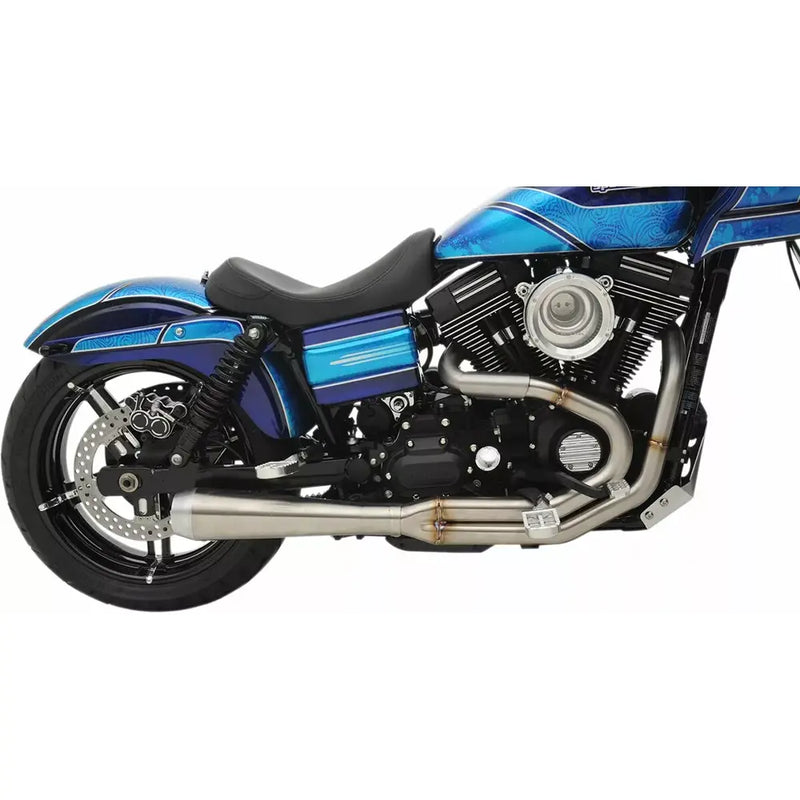 Sistema de escape Bassani Road Rage III inoxidable 2 en 1 para Harley