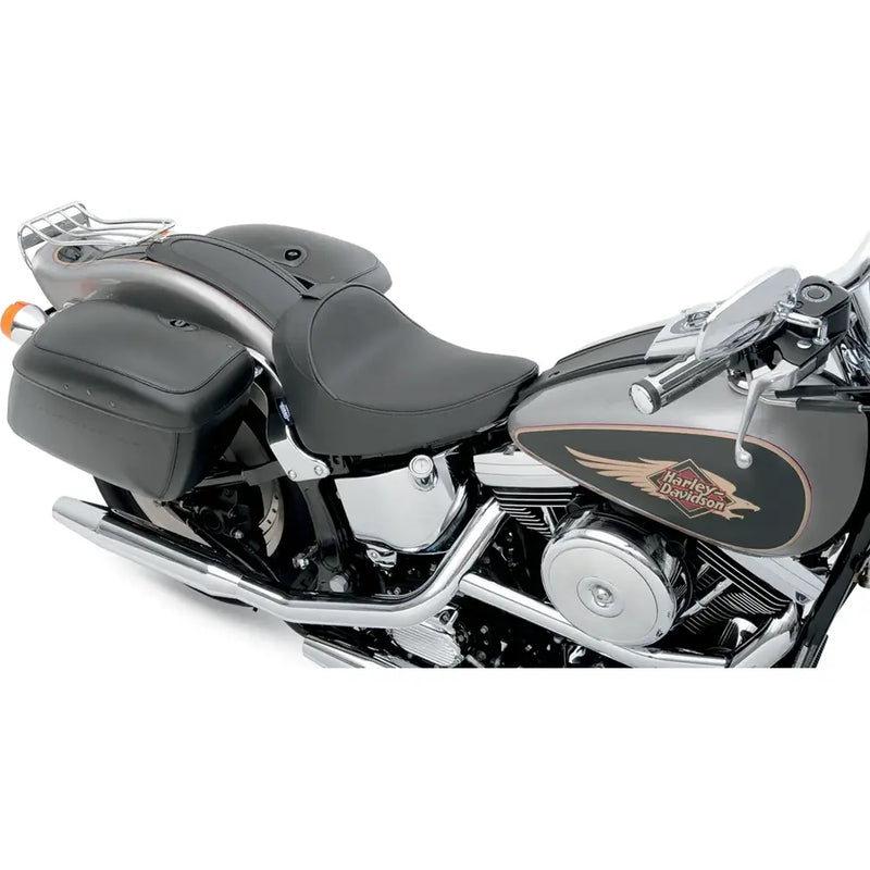 Drag Specialties Asiento individual con respaldo para Harley