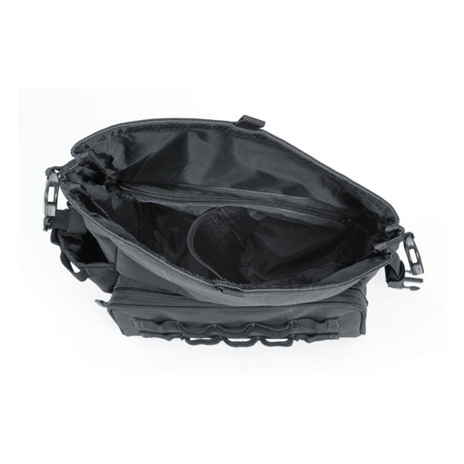 Kuryakyn Bolsa universal para basculante de motocicleta Hoodrat