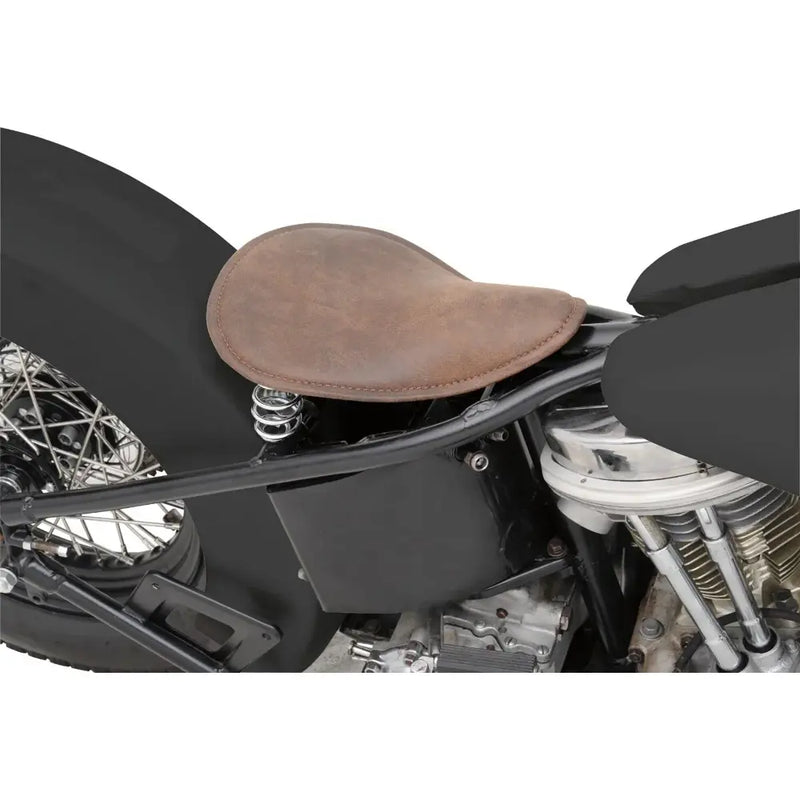 Drag Specialties Asiento individual para motocicleta pequeño y de perfil bajo con muelles
