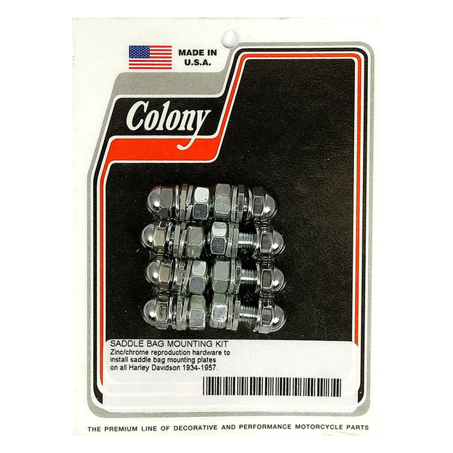 Colony Kit de tornillos para montar alforjas Half Moon para Harley